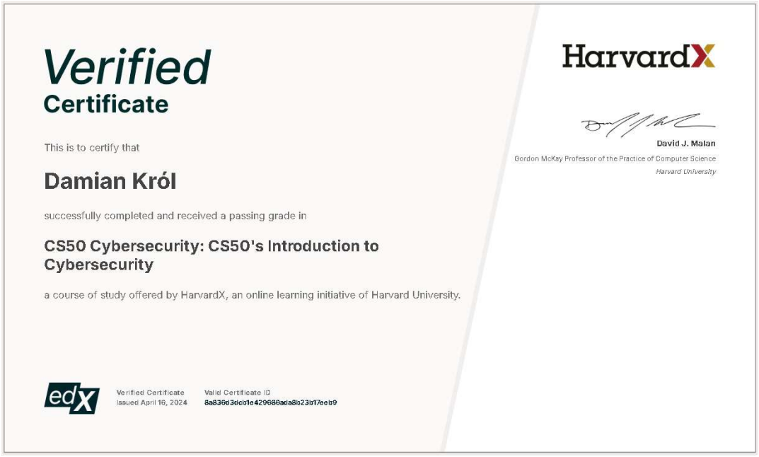 Harvard Cybersecurity